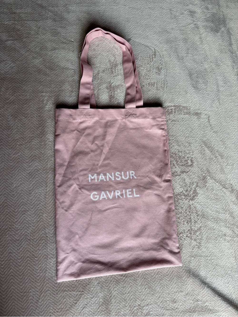 Mansur Gavriel Dusty Pink Canvas Tote